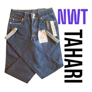 TAHARI Jeans size 4/27 Sharon Skinny NWT